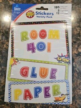 Super Power Variety Sticker Pack Carson Dellosa
